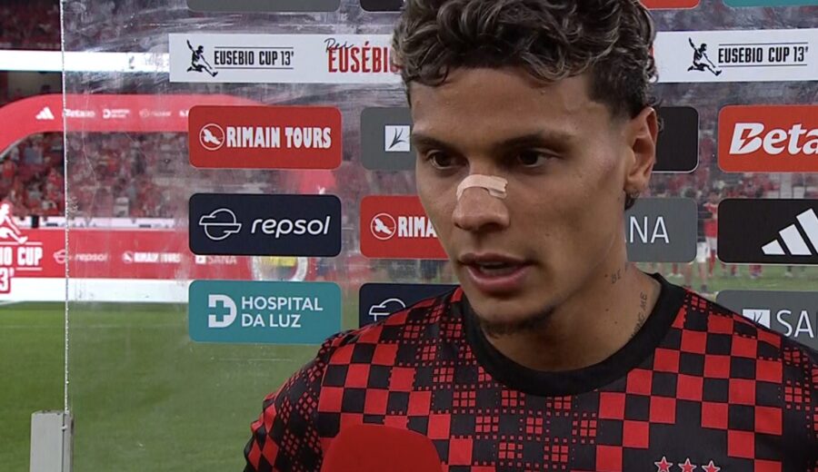 As declarações de Richard Ríos após a vitória do Benfica e com um pedido aos adeptos