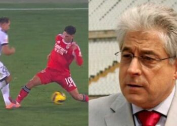 Jorge Coroado analisou ao pormenor o lance de Sudakov onde os rivais do Benfica pediam uma expulsão