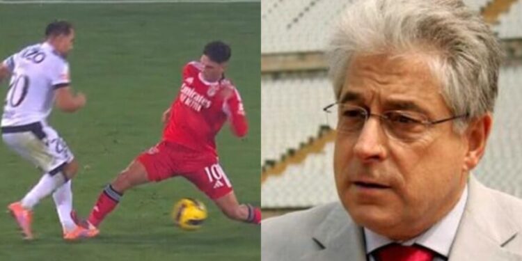 Jorge Coroado analisou ao pormenor o lance de Sudakov onde os rivais do Benfica pediam uma expulsão